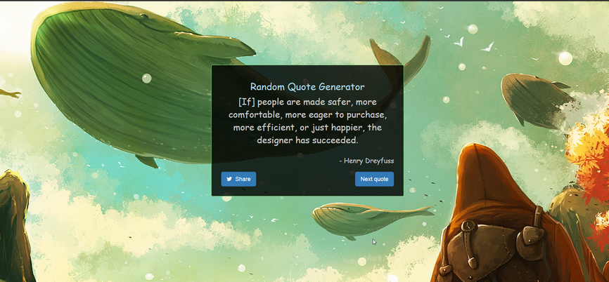 Random Quote Machine